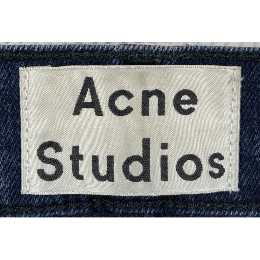 Acne Studios Ace Blue Black Jeans Slim Men's 31 x 32 - Picture 6 of 8